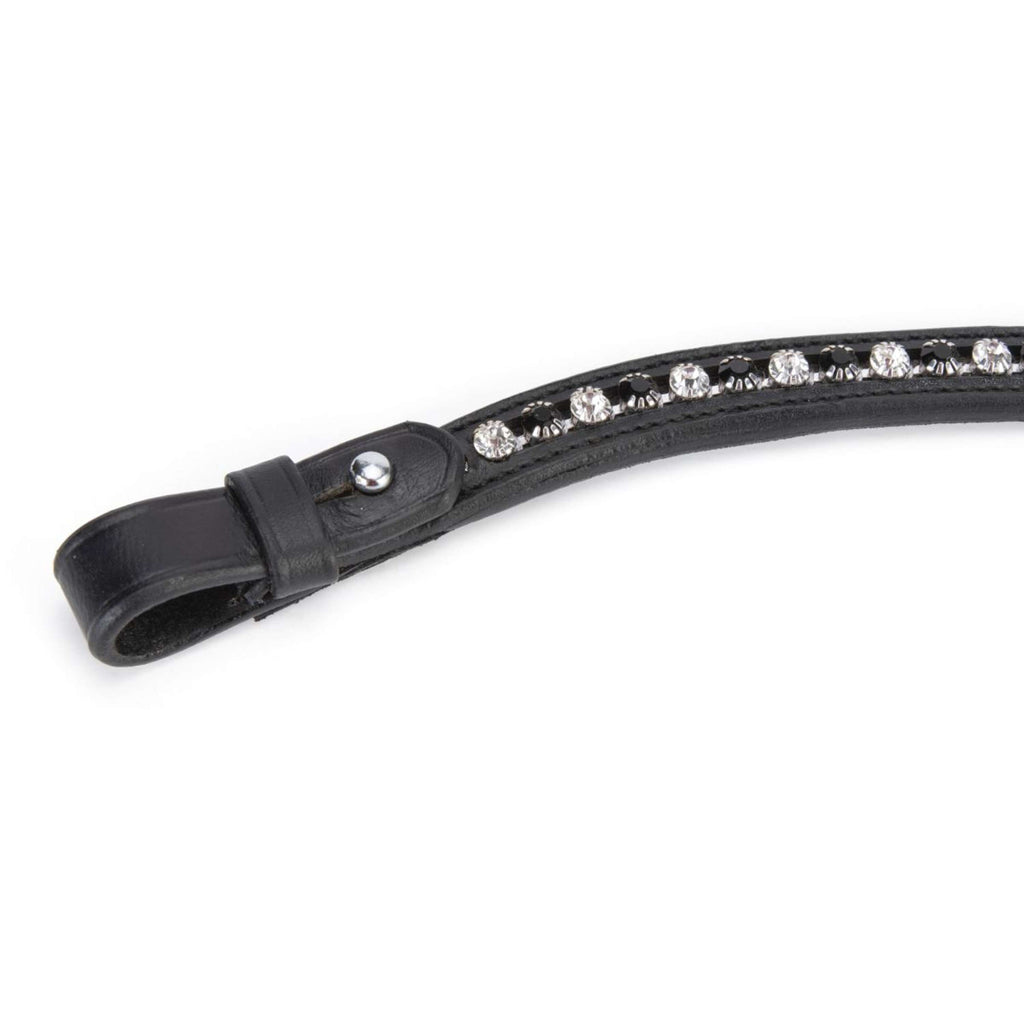 Velociti by Shires Frontriem GARA Black Diamante Zwart