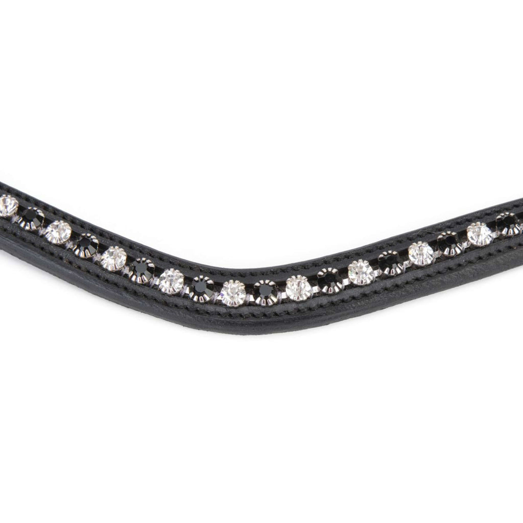 Velociti by Shires Frontriem GARA Black Diamante Zwart
