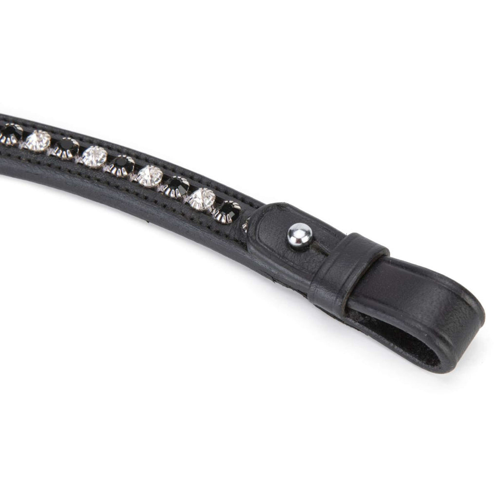 Velociti by Shires Frontriem GARA Black Diamante Zwart