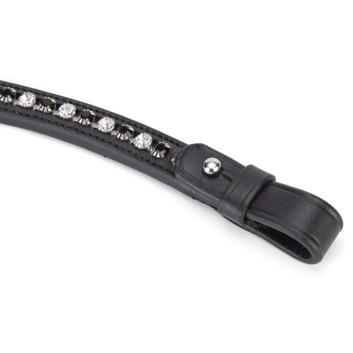 Velociti by Shires Frontriem GARA Black Diamante Zwart