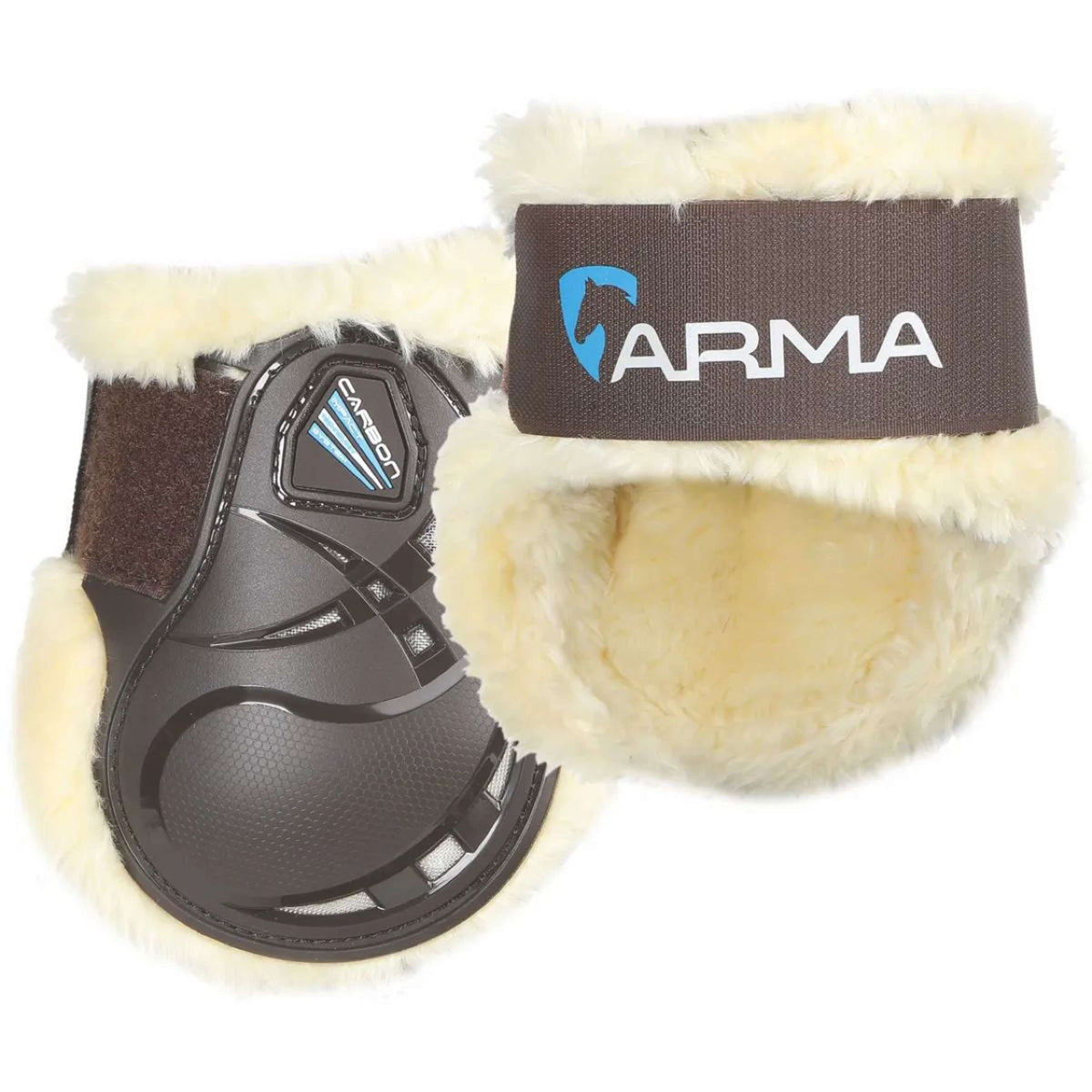 Arma by Shires Strijklappen Carbon SupaFleece Bruin