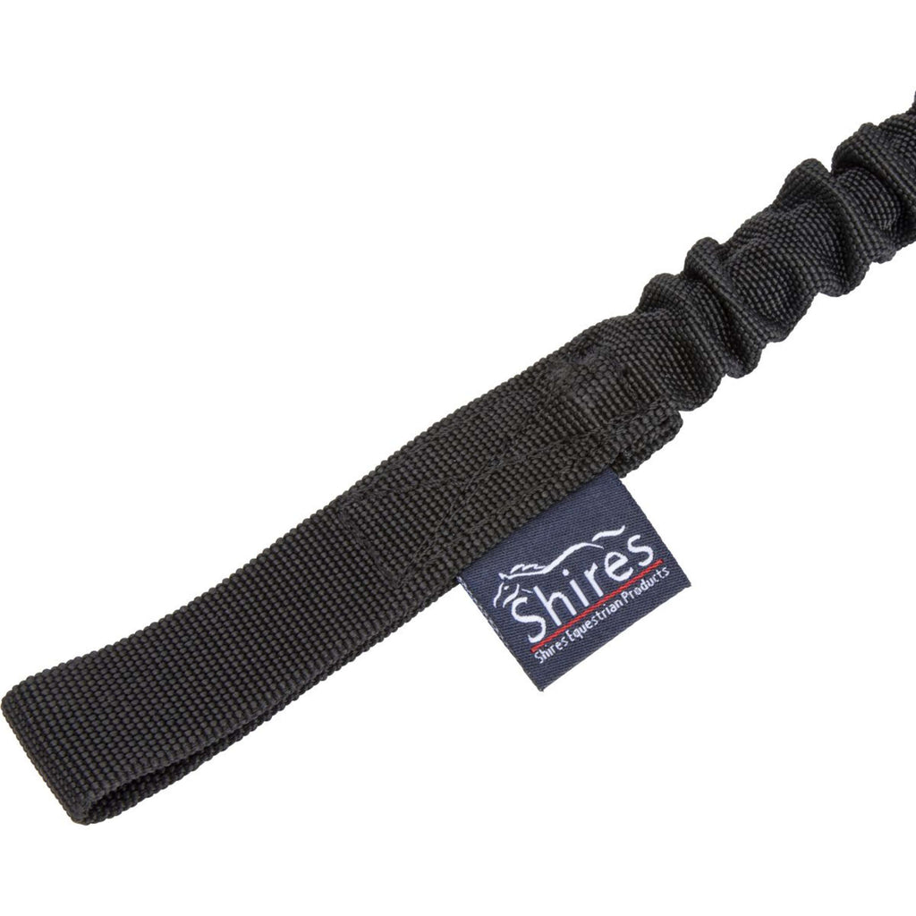 Shires Vastzetlijn Bungee Beakaway Zwart
