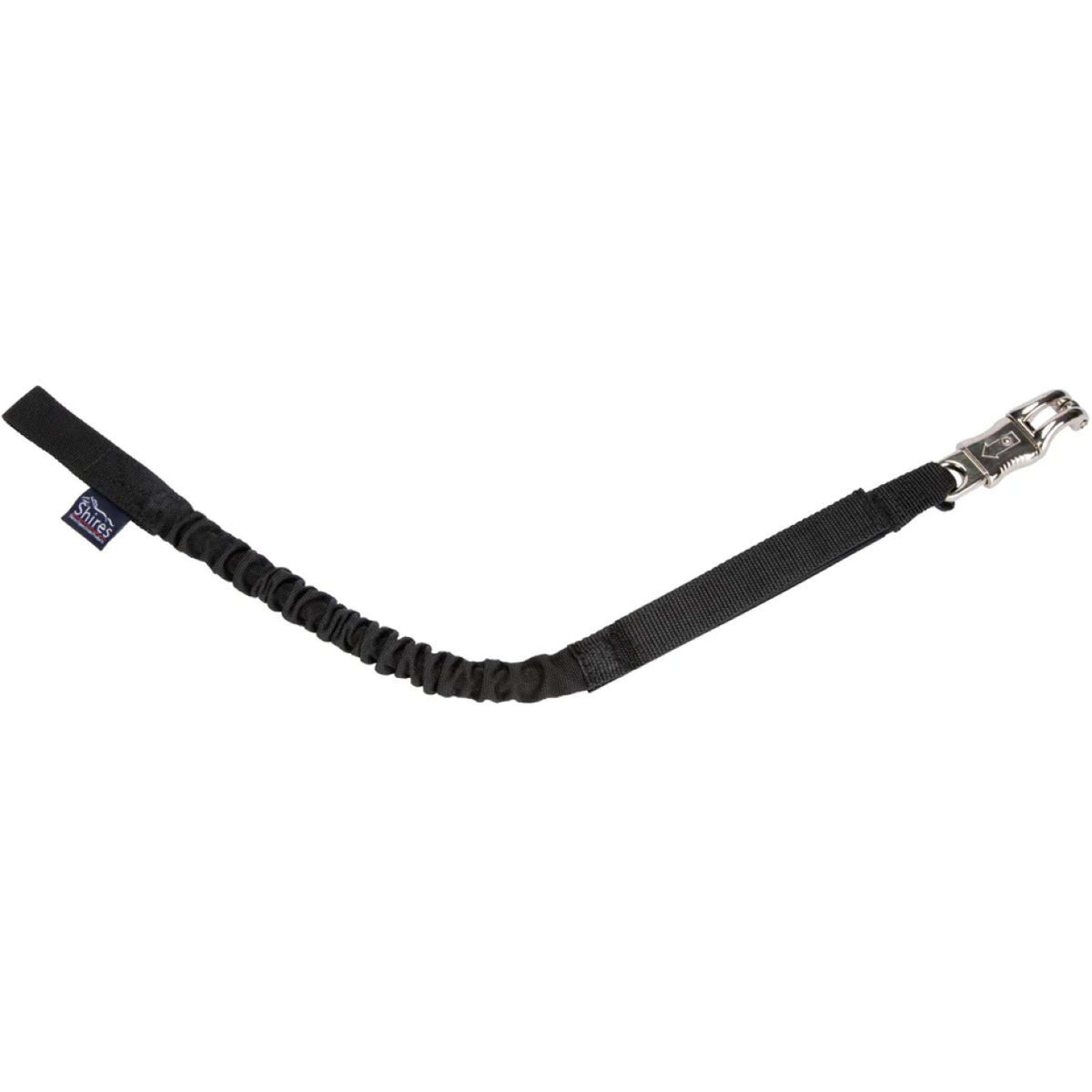 Shires Vastzetlijn Bungee Beakaway Zwart
