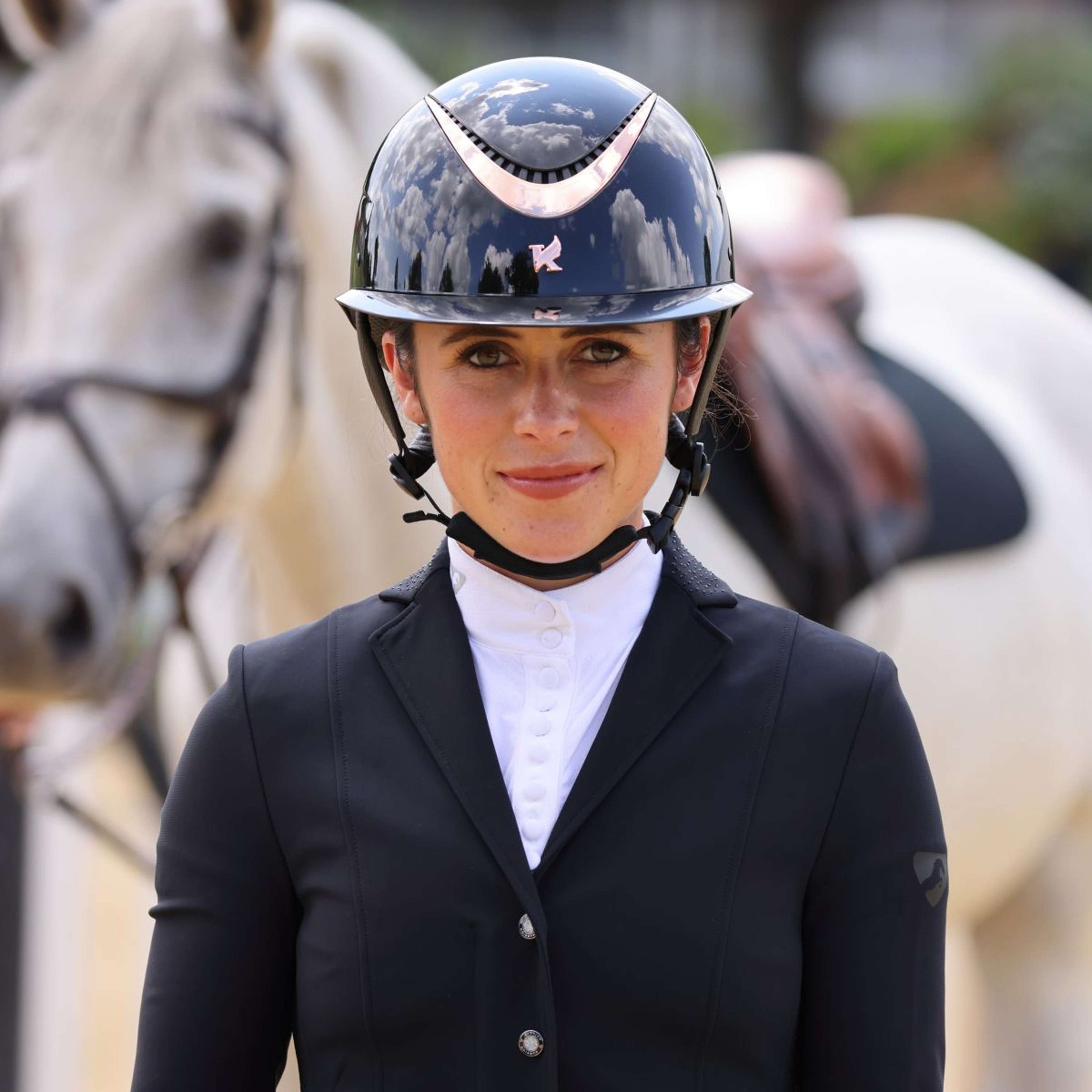 Karben by Shires Cap Alina Ellipse Zwart/Rosegold Karben by Shires Cap Alina Ellipse Zwart/Rosegold