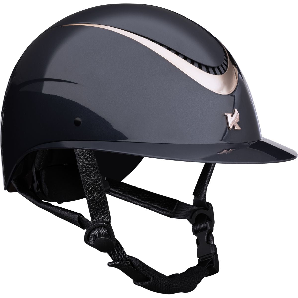 Karben by Shires Cap Alina Ellipse Navy/Rosegold