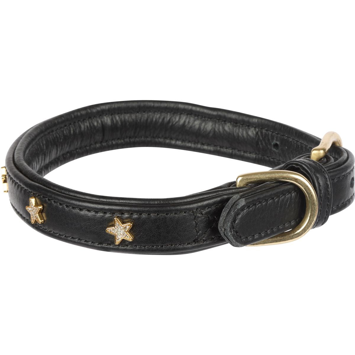 Digby & Fox Hondenhalsband Star Zwart