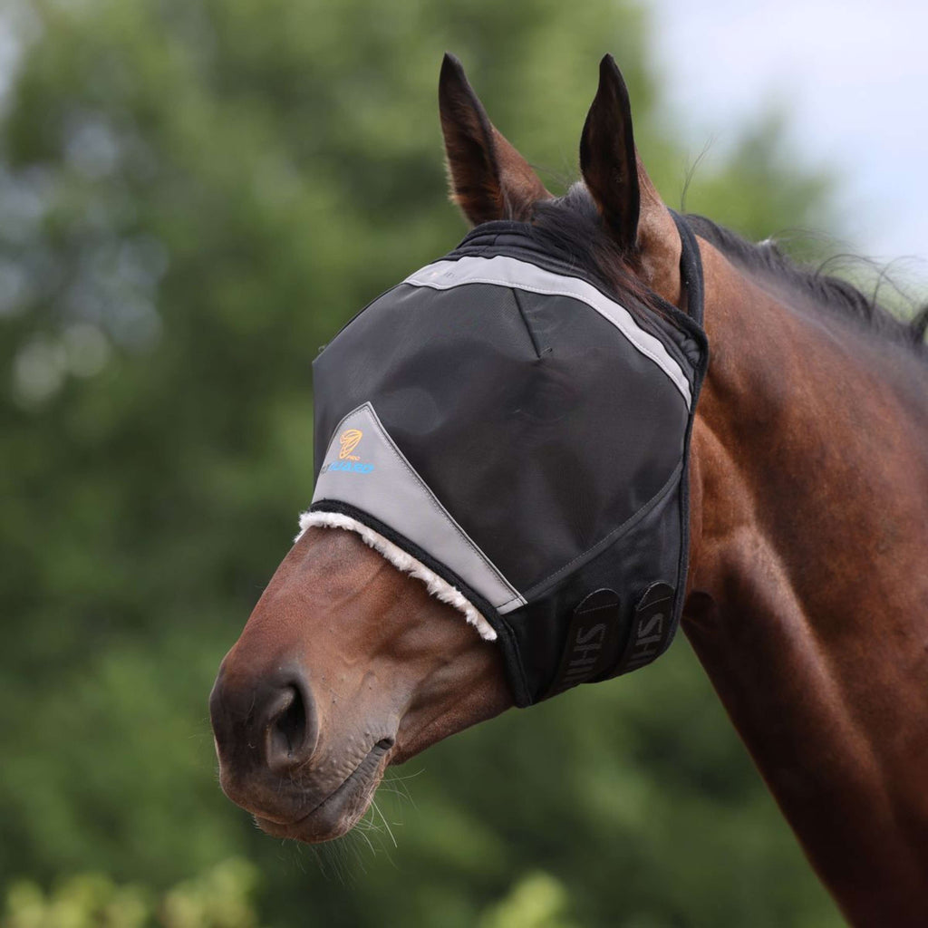FlyGuard by Shires Vliegenmasker Pro Fine Mesh zonder Oren Jet
