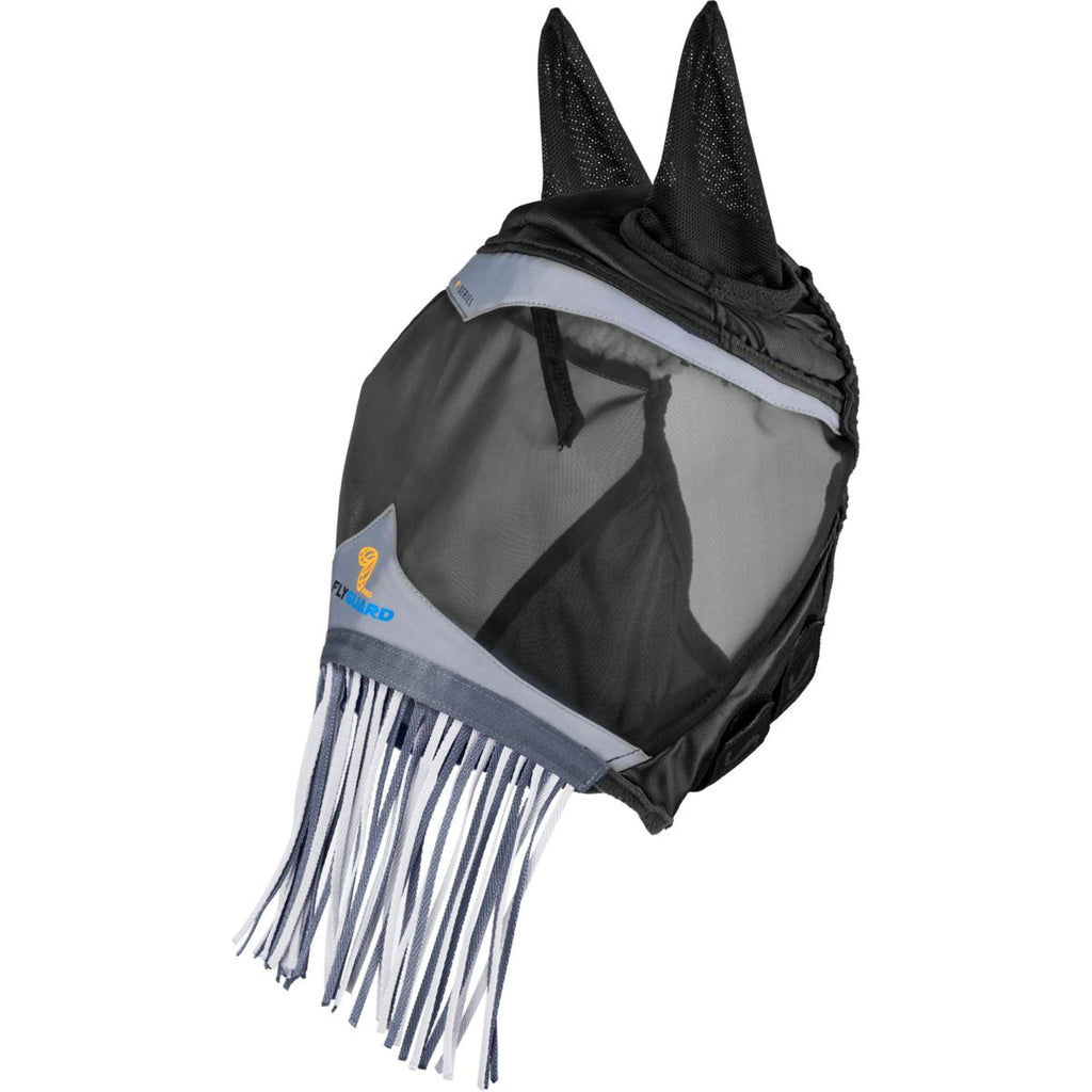 FlyGuard by Shires Vliegenmasker Pro Fine Mesh met Oren en Franjes Jet