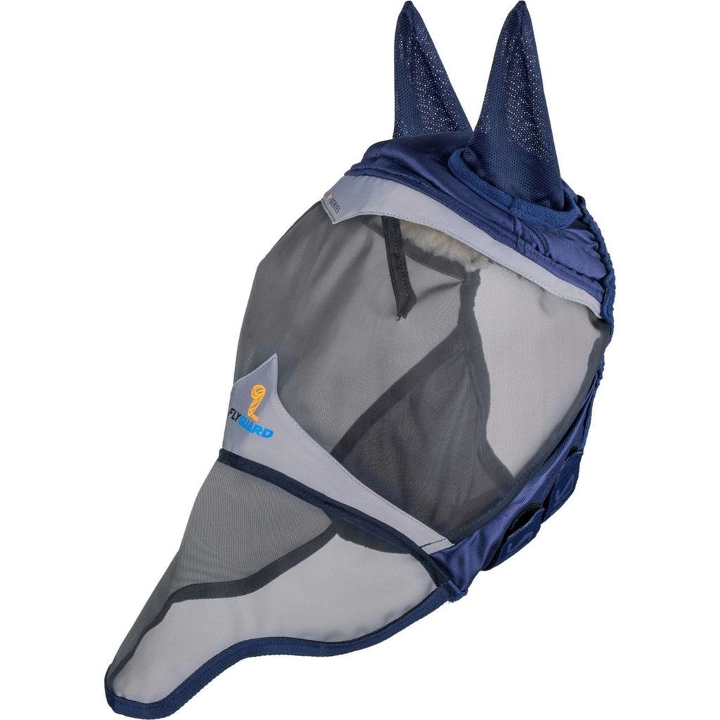 FlyGuard by Shires Vliegenmasker Pro Fine Mesh met Oren en Neus Navy