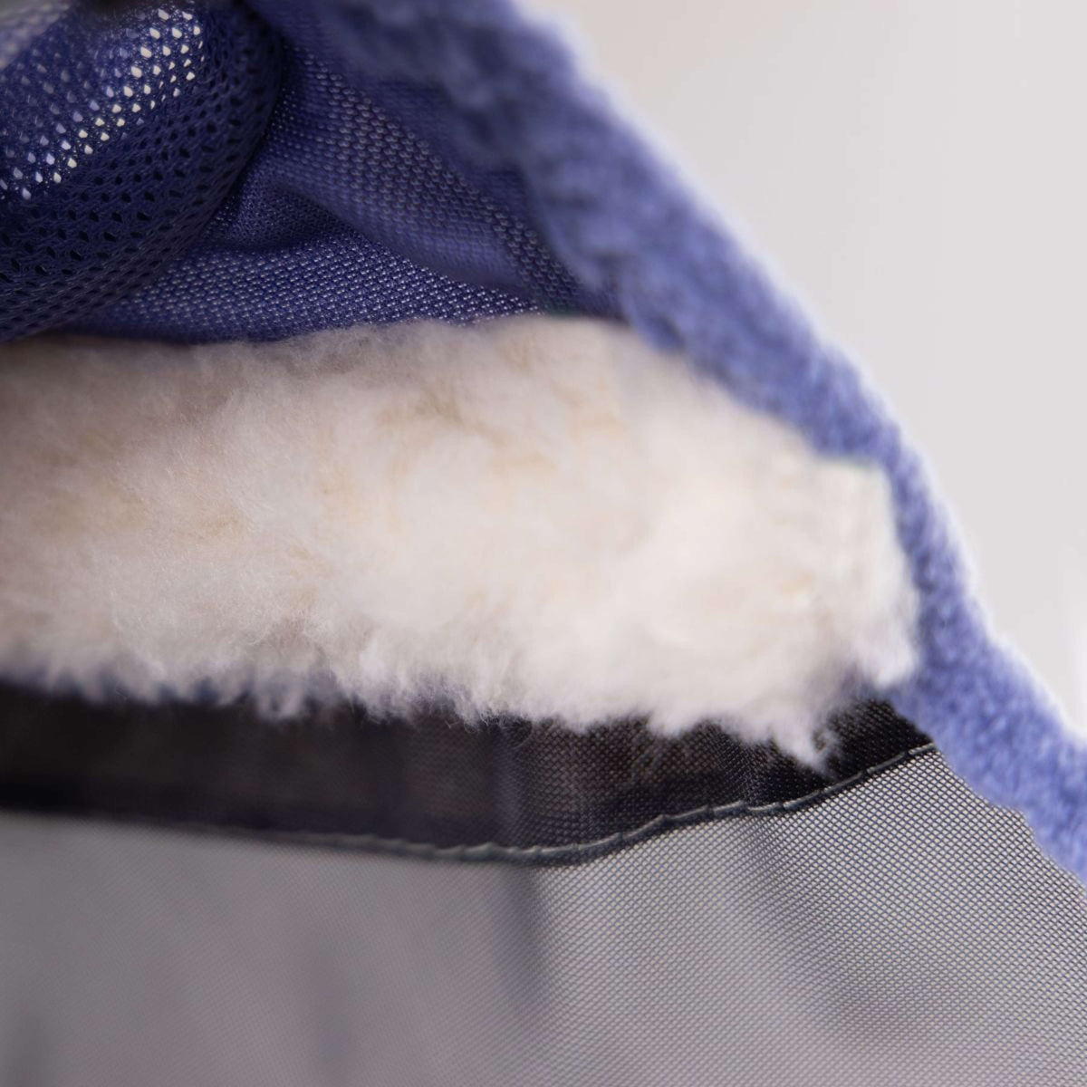 FlyGuard Vliegenmasker Pro Fine Mesh met Oren en Neus Sky