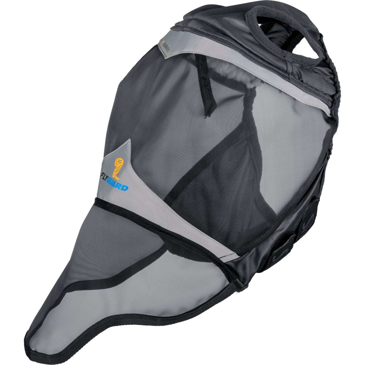 FlyGuard Vliegenmasker Pro Fine Mesh met Ooruitsparing en Neusflap Jet