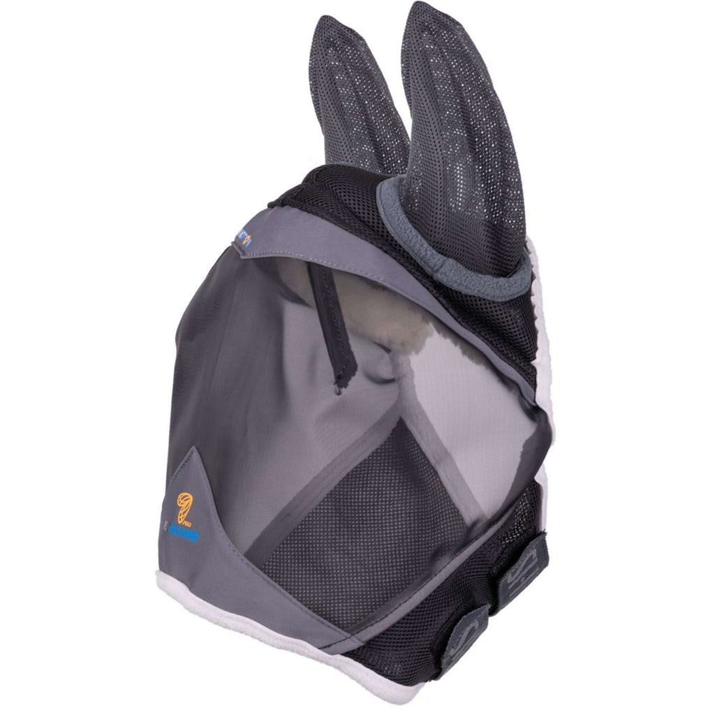 FlyGuard by Shires Vliegenmasker Pro Air Motion met Oren Donkergrijs