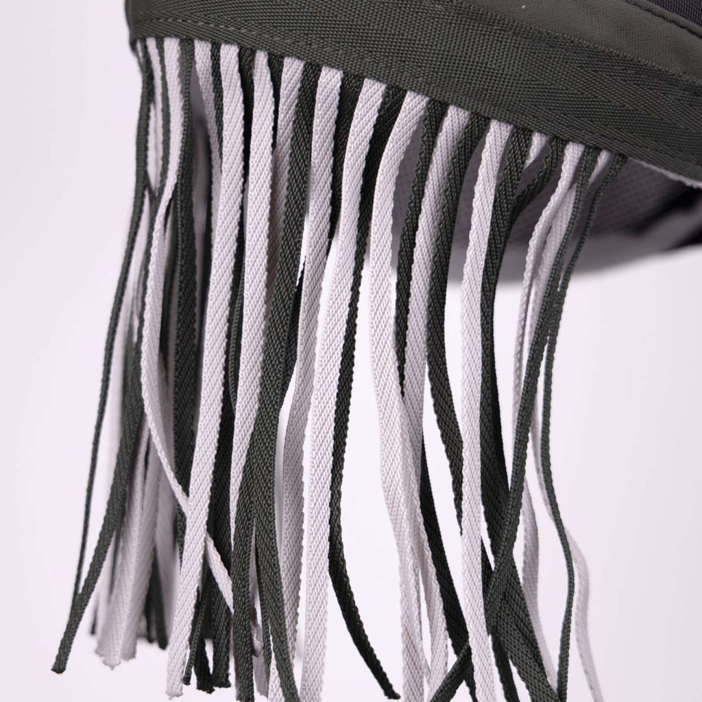 FlyGuard by Shires Vliegenmasker Pro Air Motion met Oren en Franjes Khaki