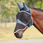FlyGuard by Shires Vliegenmasker Pro Air Motion met Oren en Neus Deep Airforce Blue