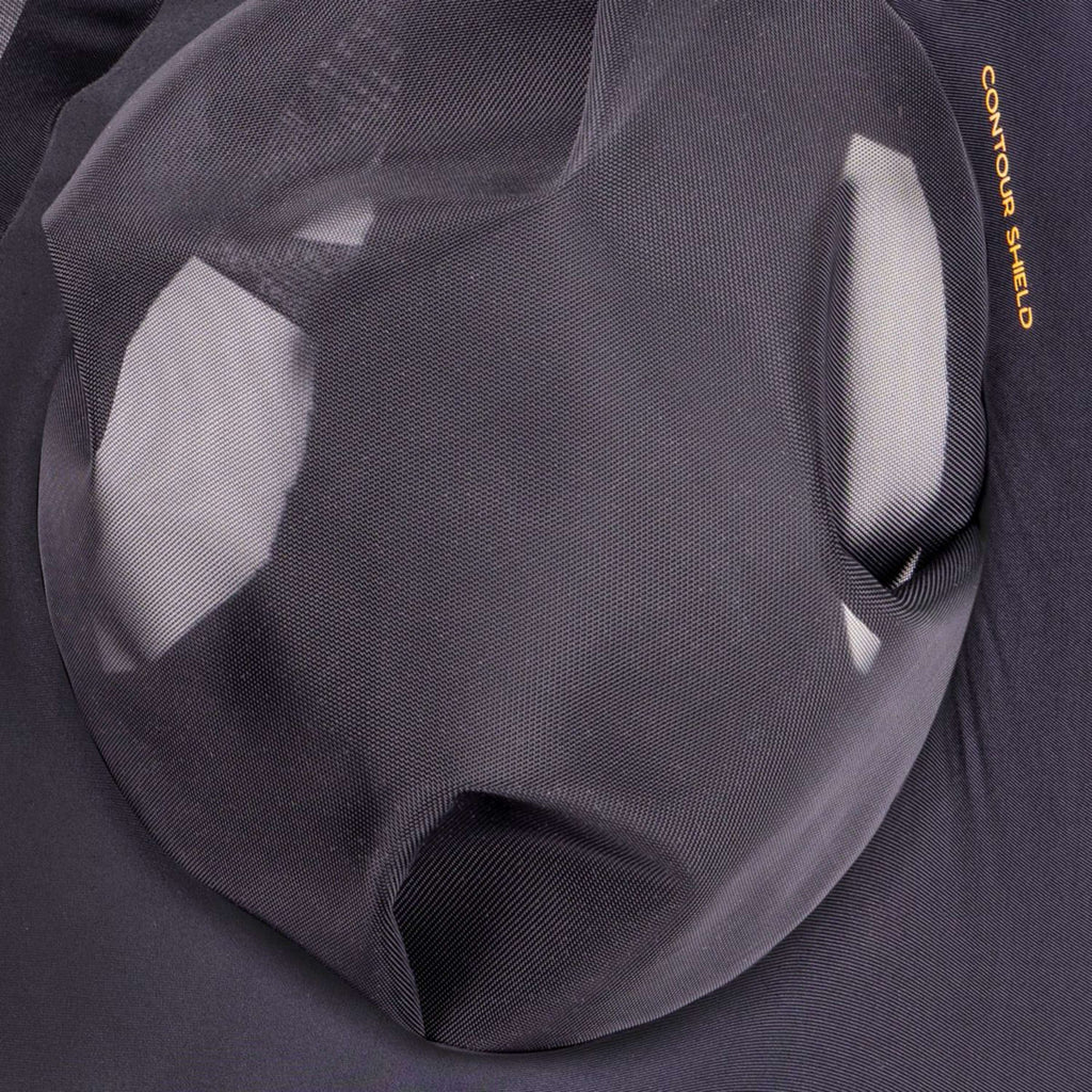 Shires Vliegenmasker Stretch met Neus Jet Zwart