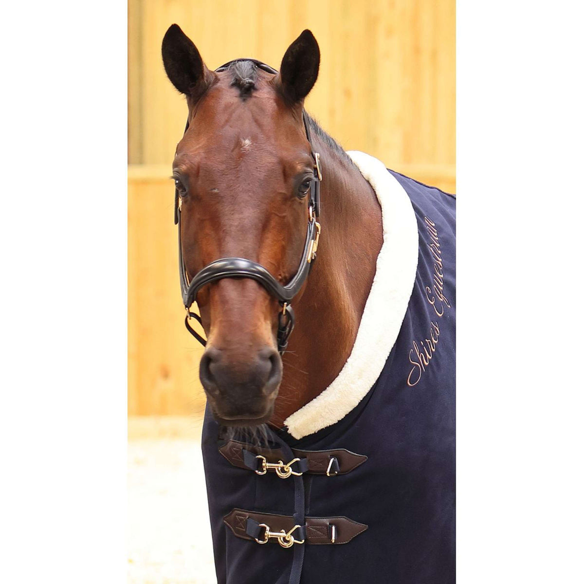 Shires Fleecedeken Deluxe Navy