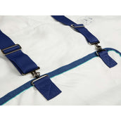 Highlander Plus Eczeemdeken Sweet-Itch Combo Wit/Airforce