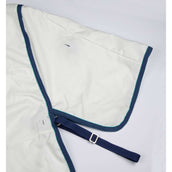 Highlander Plus Eczeemdeken Sweet-Itch Combo Wit/Airforce