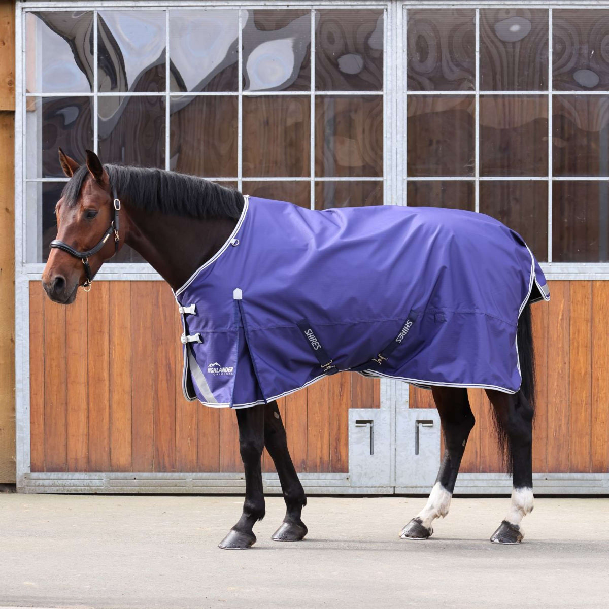 Shires Regendeken Original Lite Turnout Navy