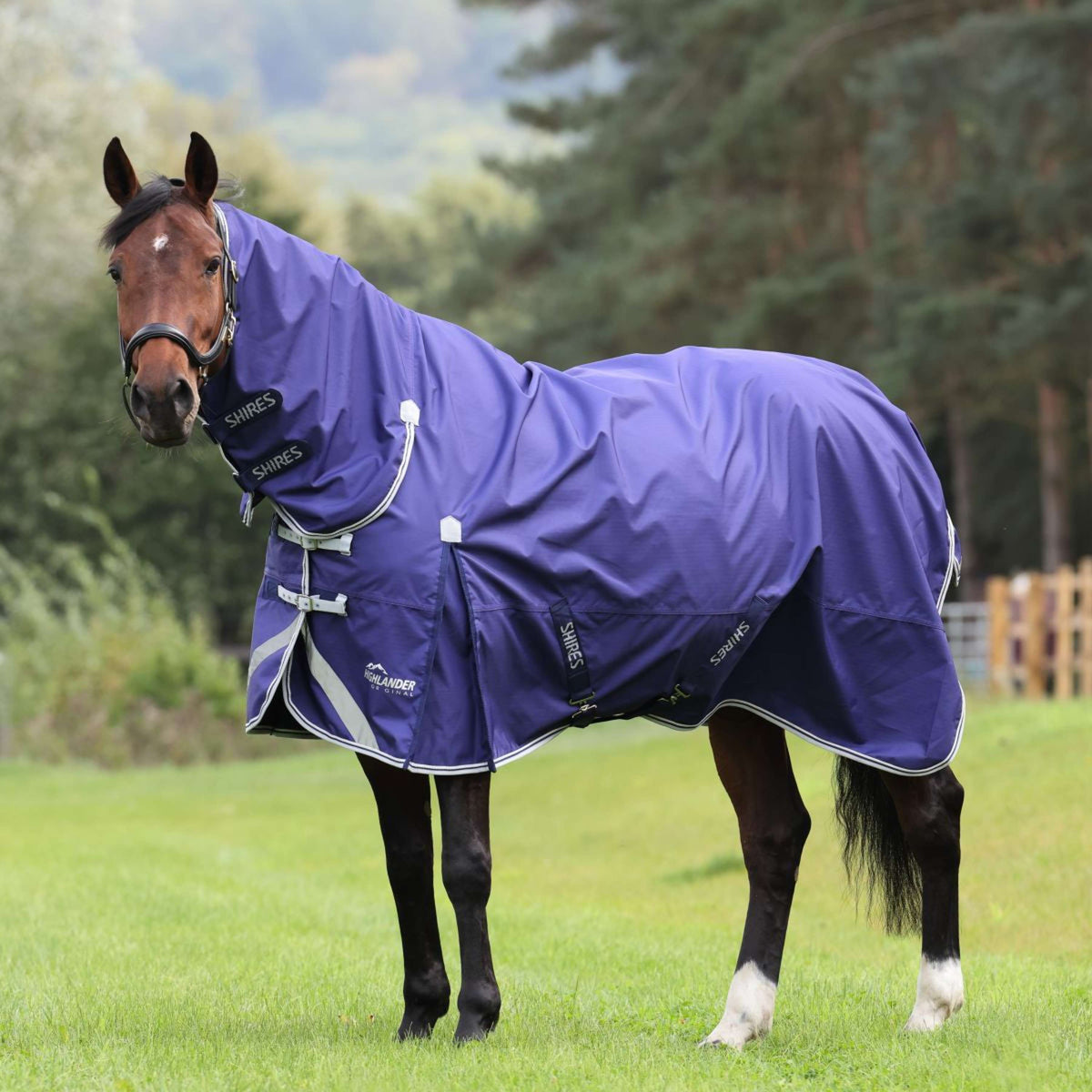 Shires Regendeken Original Lite Turnout Combo Navy