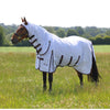 Highlander Plus by Shires Vliegendeken Combo Wit/Black Cherry