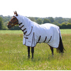 Highlander Plus by Shires Vliegendeken Combo Wit/Black Cherry