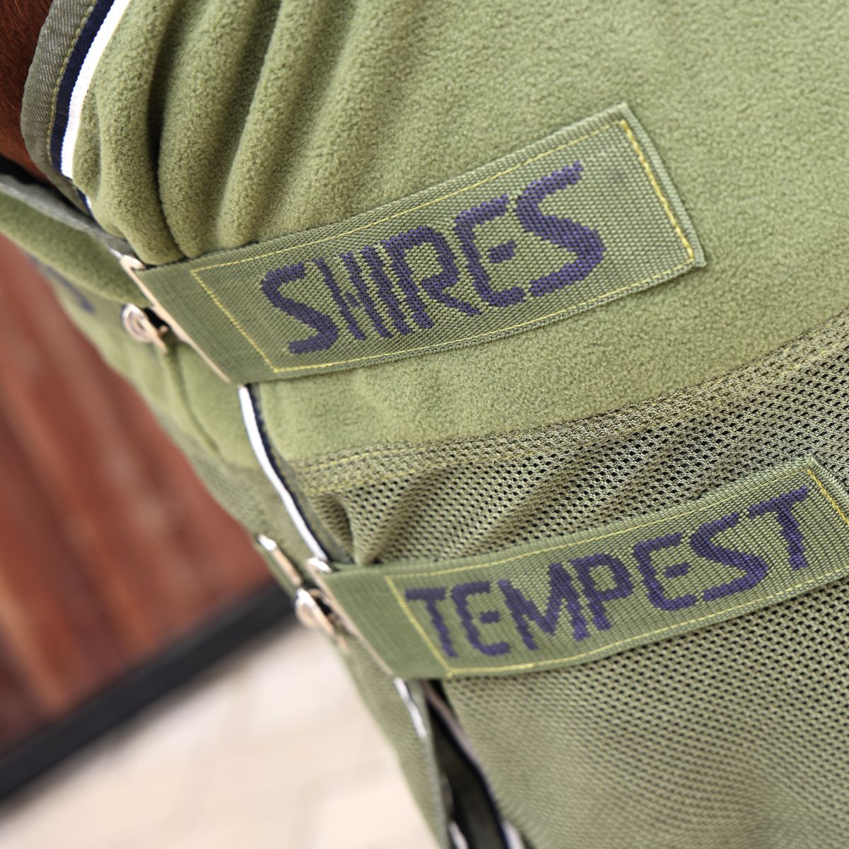 Tempest Original by Shires Zweetdeken Original Fleece/Mesh Khaki