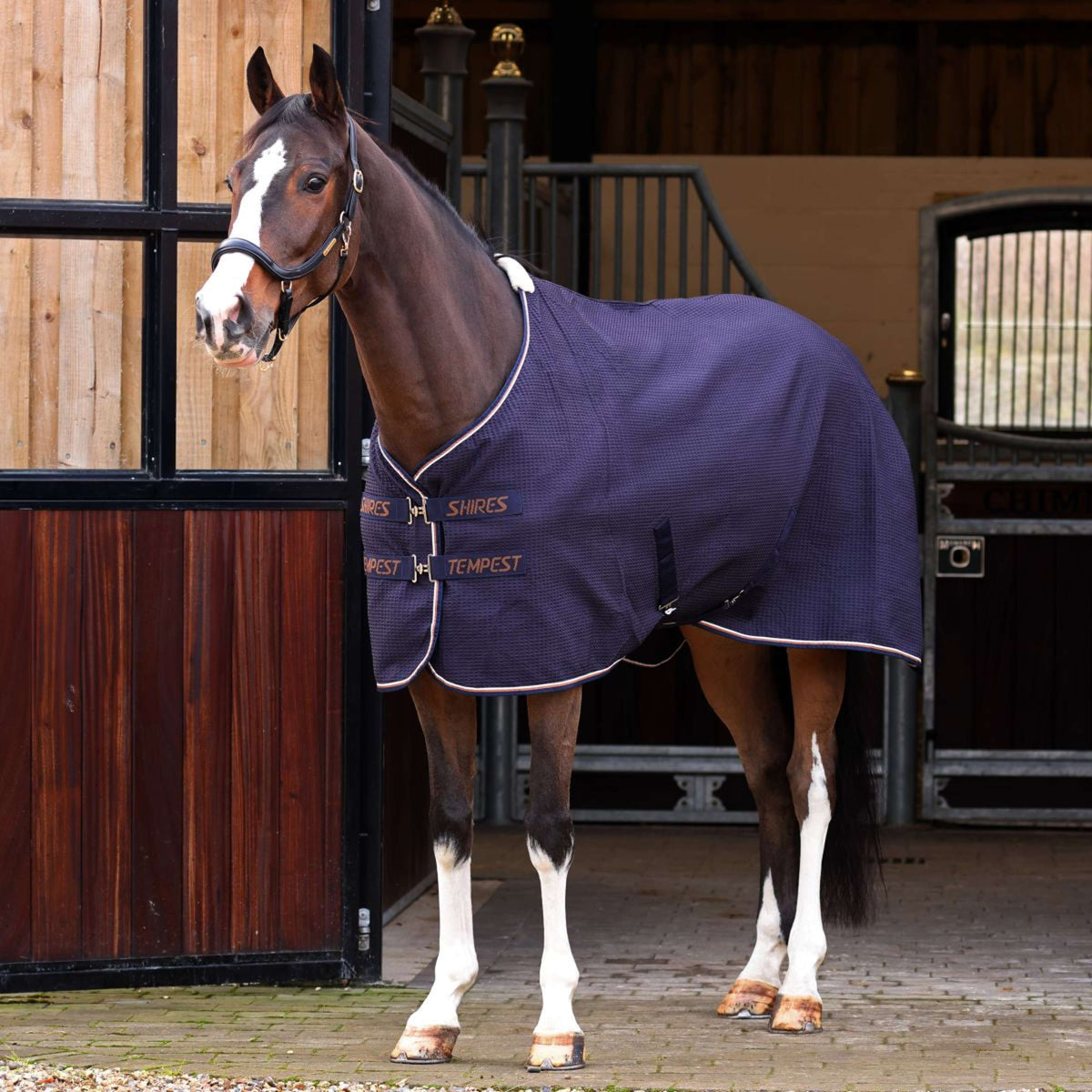 Tempest Original by Shires Zweetdeken Original Waffle Navy