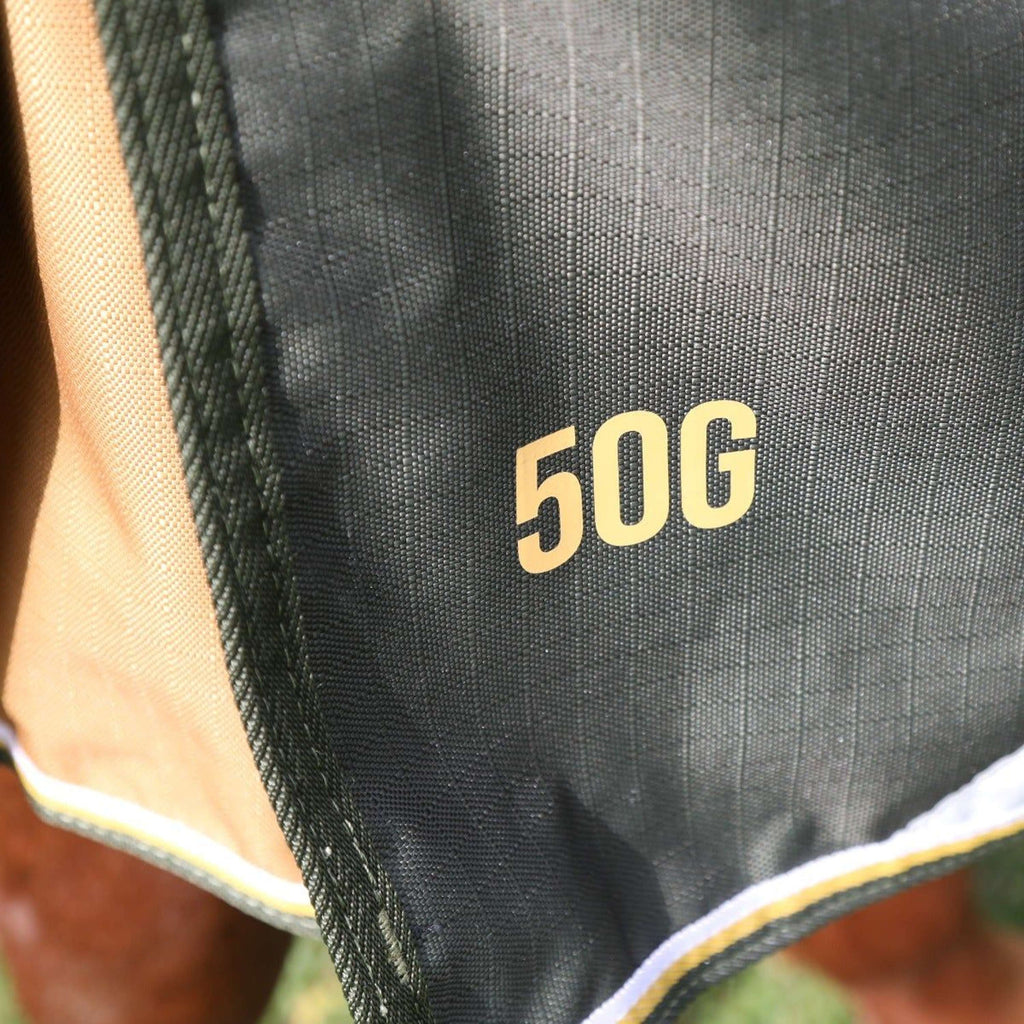 Highlander Plus by Shires Regendeken Turnout 50g Groen