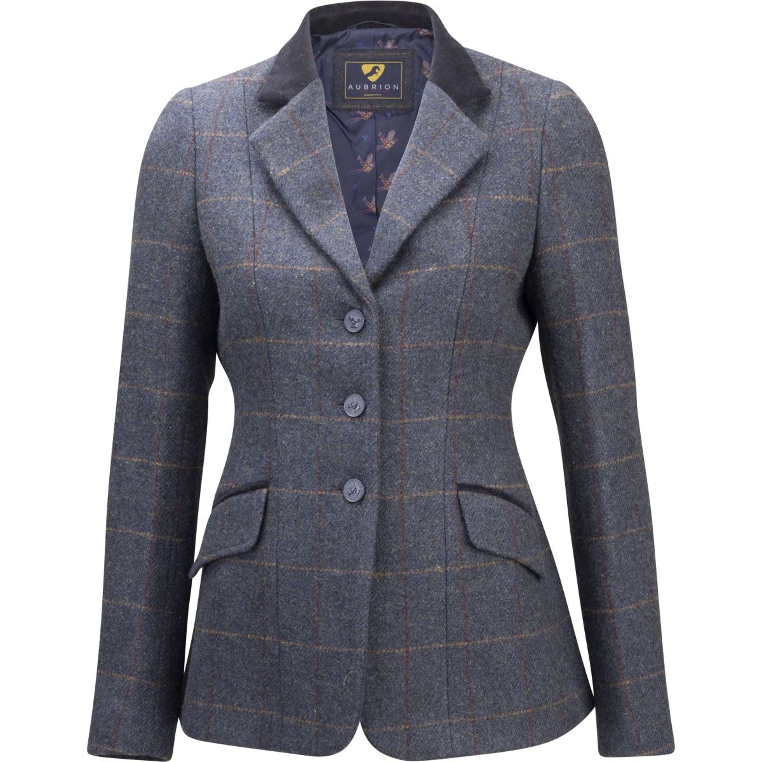 Aubrion by Shires Wedstrijdjasje Saratoga Juniper Navy Check