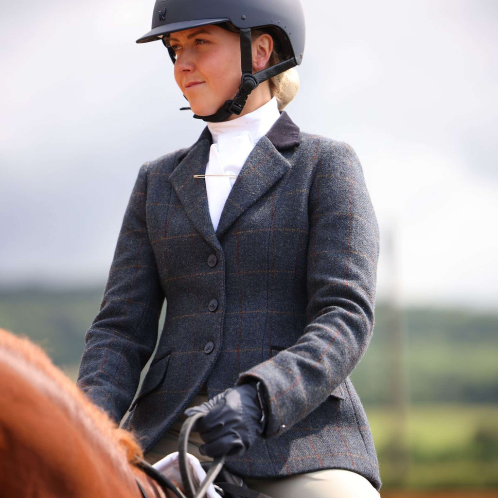 Aubrion by Shires Wedstrijdjasje Saratoga Juniper Navy Check