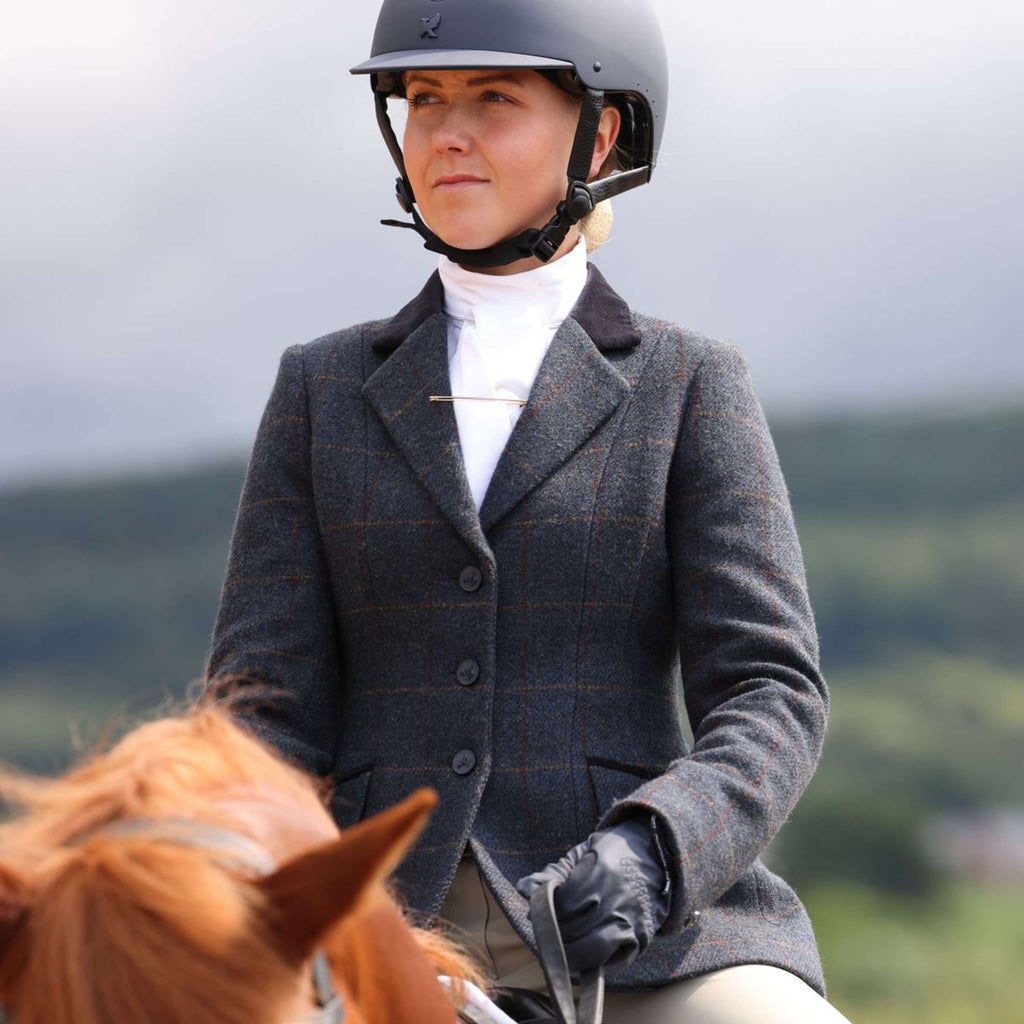Aubrion by Shires Wedstrijdjasje Saratoga Juniper Navy Check