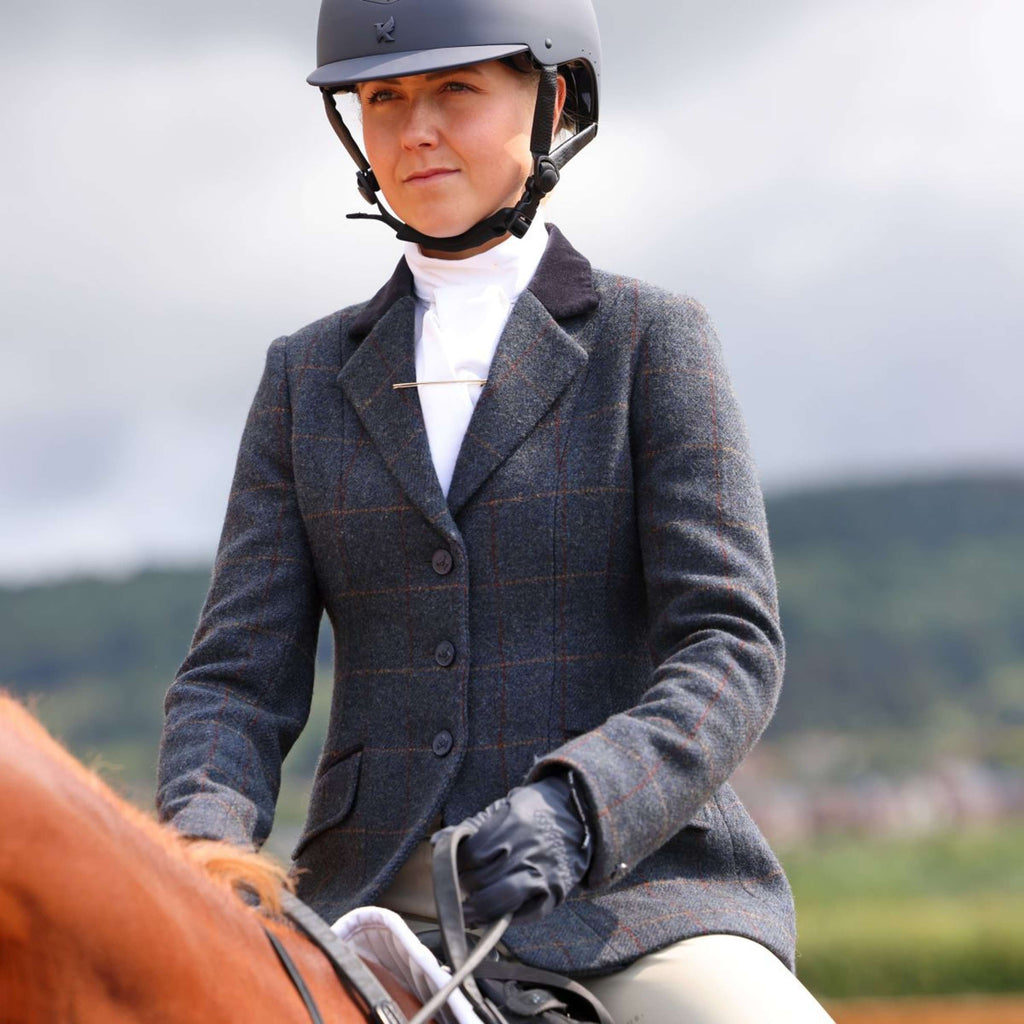 Aubrion by Shires Wedstrijdjasje Saratoga Juniper Navy Check