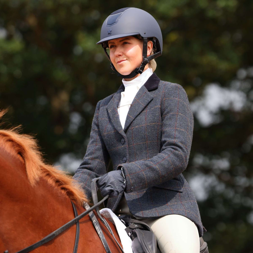 Aubrion by Shires Wedstrijdjasje Saratoga Juniper Navy Check