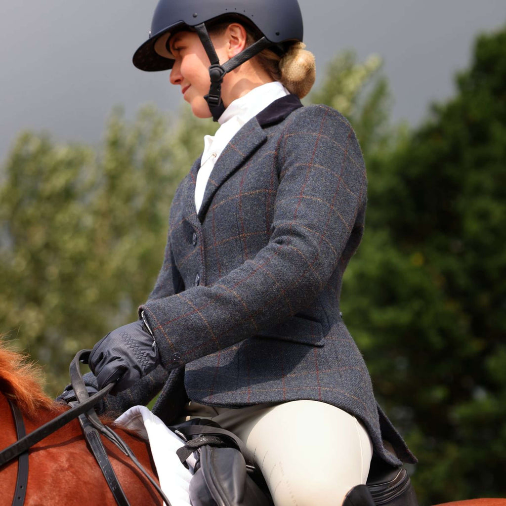 Aubrion by Shires Wedstrijdjasje Saratoga Juniper Navy Check