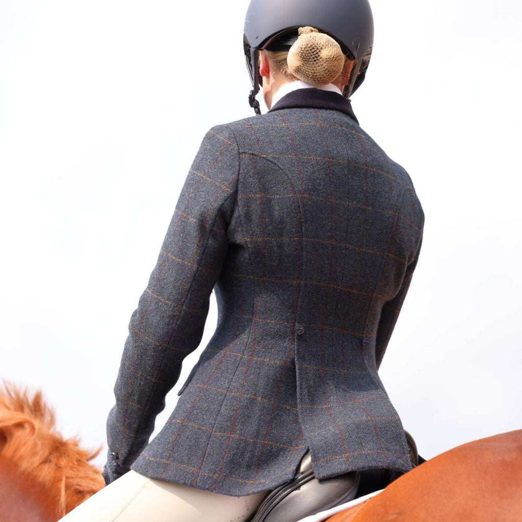 Aubrion by Shires Wedstrijdjasje Saratoga Juniper Navy Check