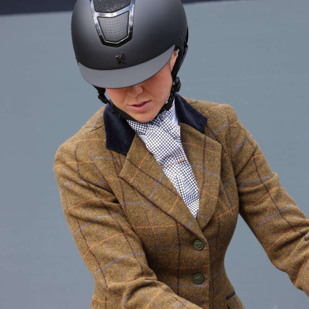 Aubrion by Shires Wedstrijdjasje Saratoga Oak Brown Check