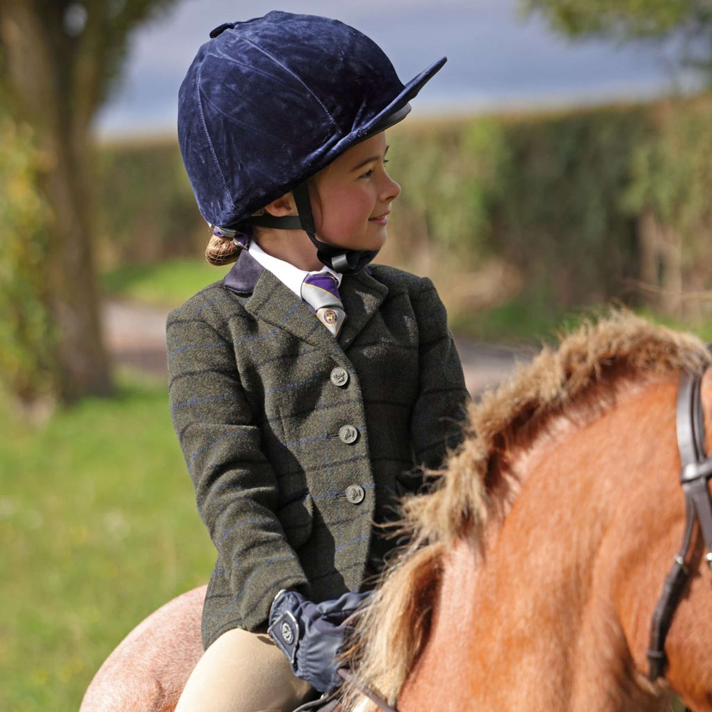 Aubrion by Shires Wedstrijdjasje Saratoga Kinderen Donker Groen Check