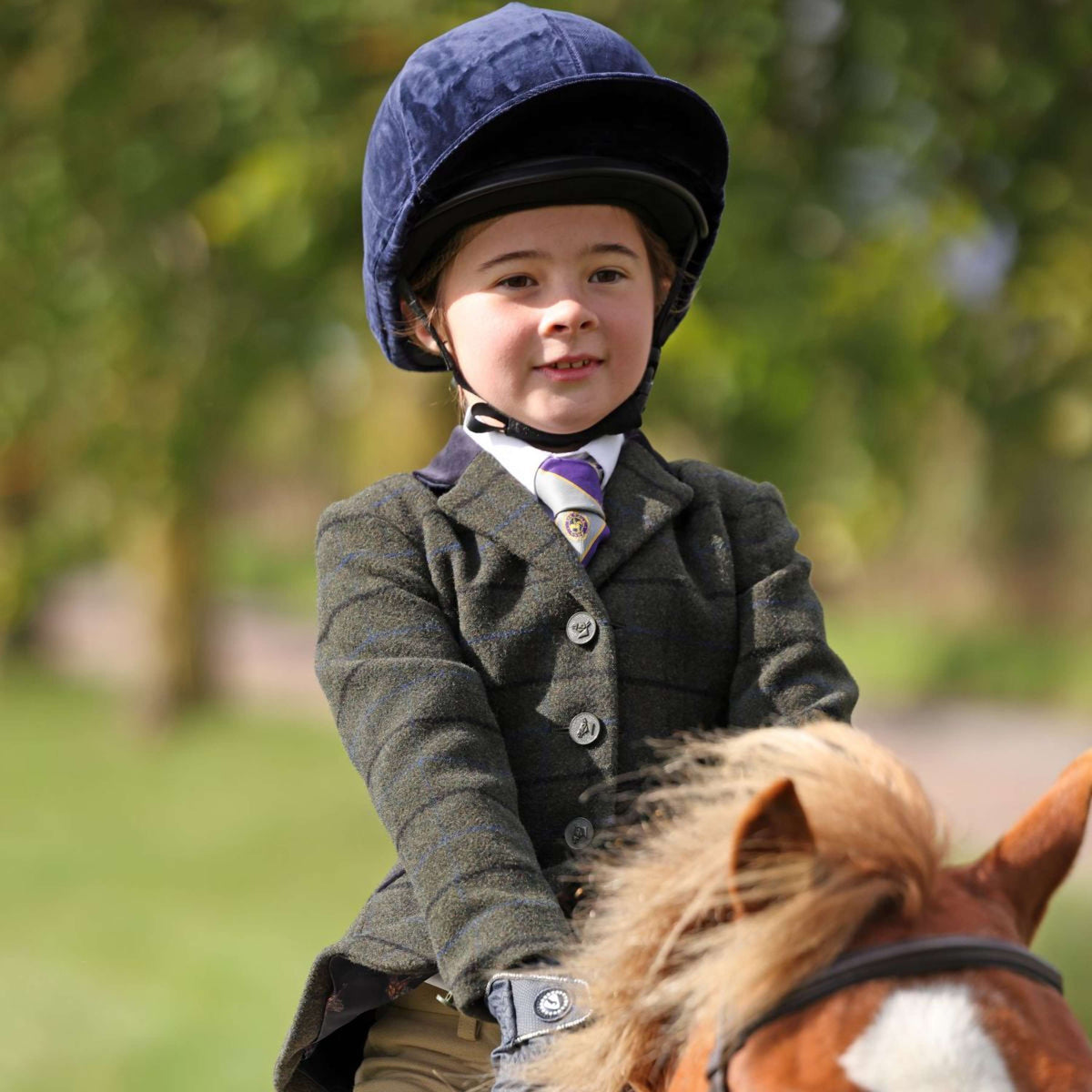 Aubrion by Shires Wedstrijdjasje Saratoga Kinderen Donker Groen Check