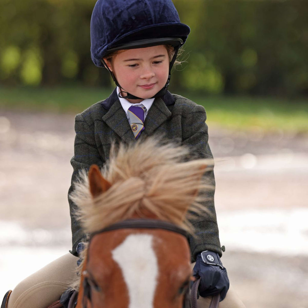 Aubrion by Shires Wedstrijdjasje Saratoga Kinderen Donker Groen Check