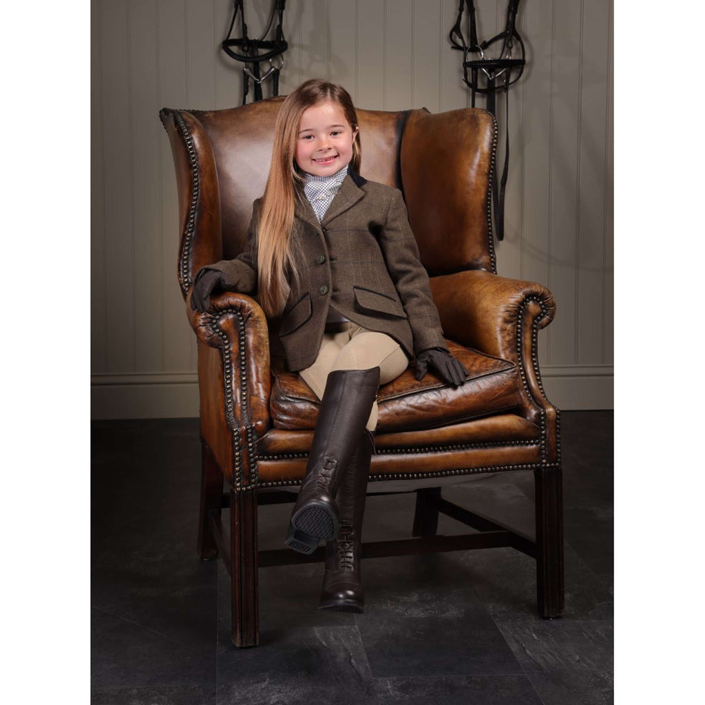 Aubrion by Shires Wedstrijdjasje Saratoga Kinderen Groen Check