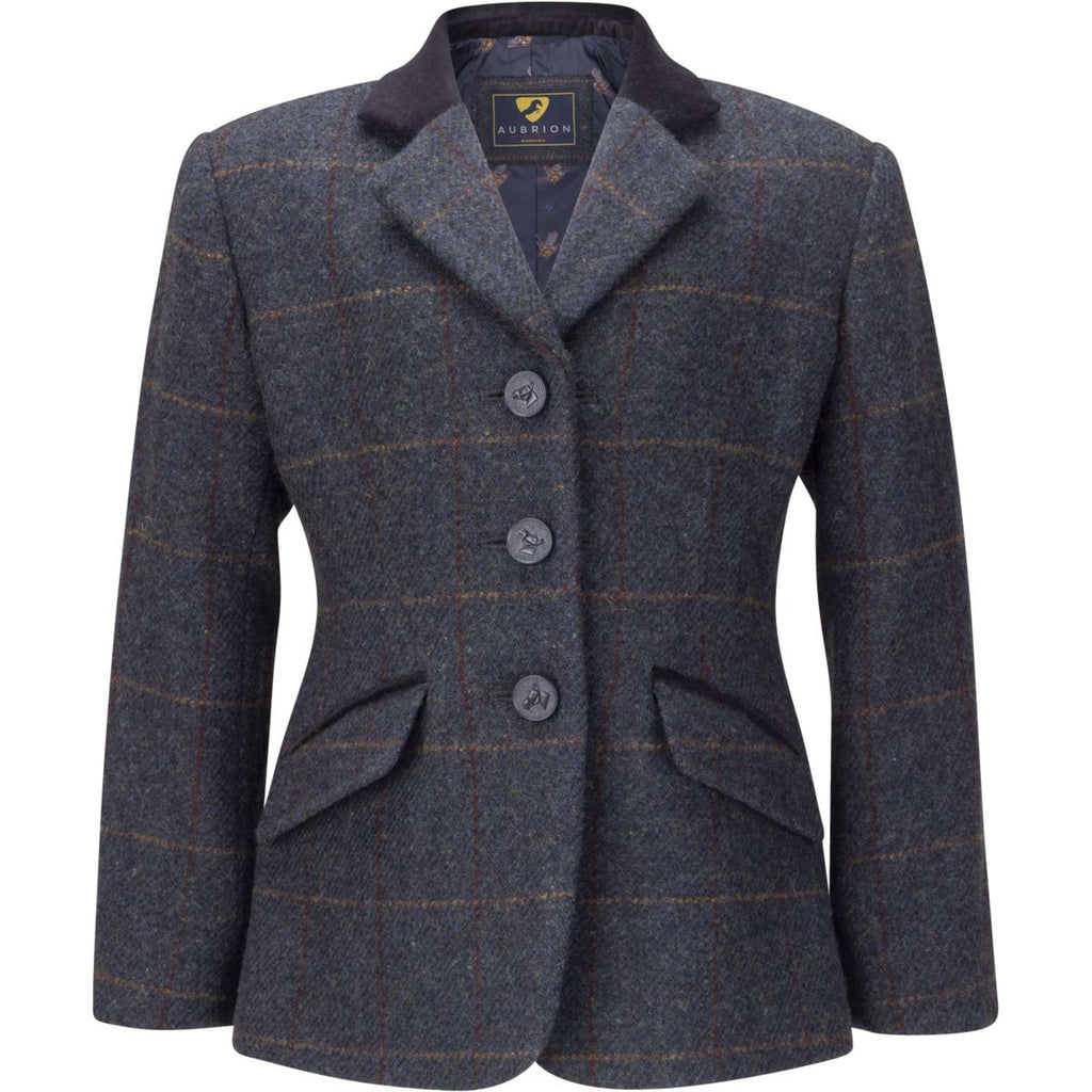 Aubrion by Shires Wedstrijdjasje Saratoga Kinderen Juniper Navy Check