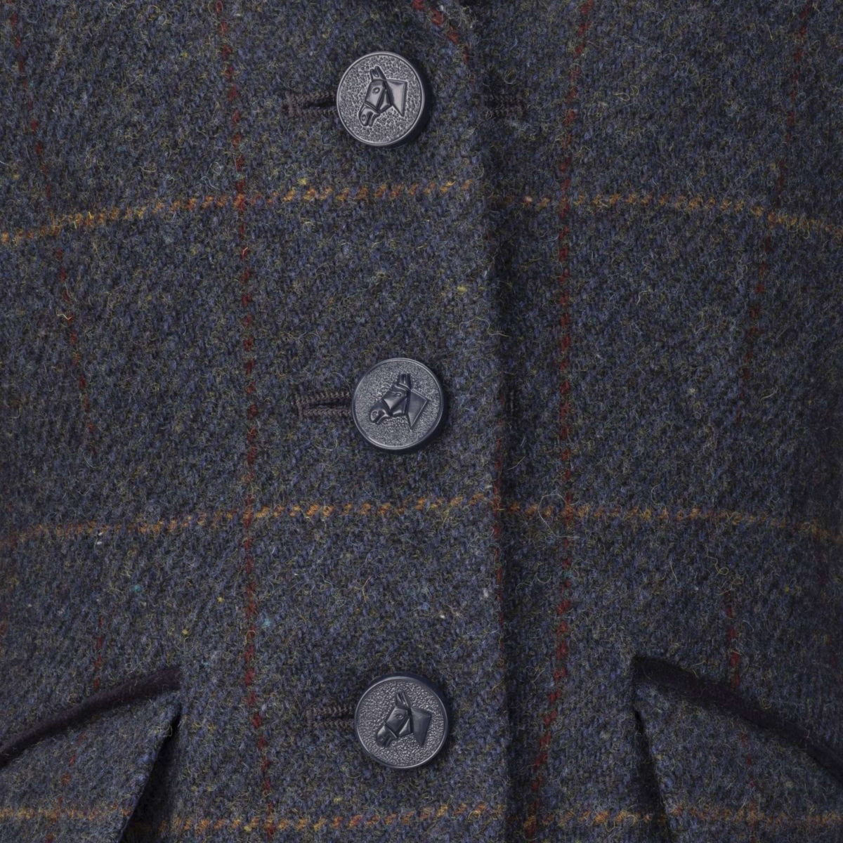 Aubrion by Shires Wedstrijdjasje Saratoga Kinderen Juniper Navy Check