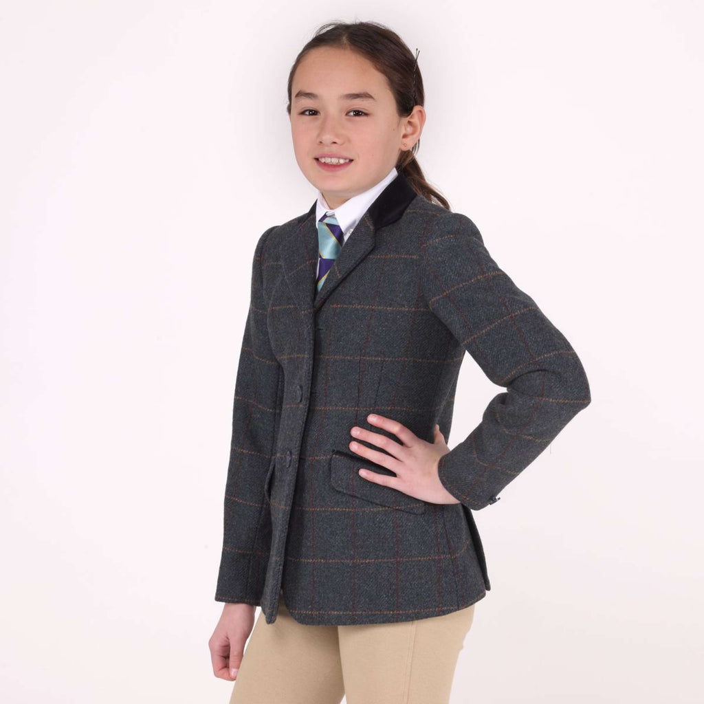 Aubrion by Shires Wedstrijdjasje Saratoga Kinderen Juniper Navy Check
