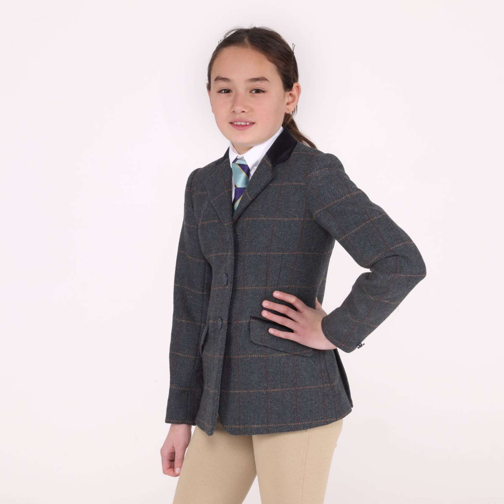 Aubrion by Shires Wedstrijdjasje Saratoga Kinderen Juniper Navy Check