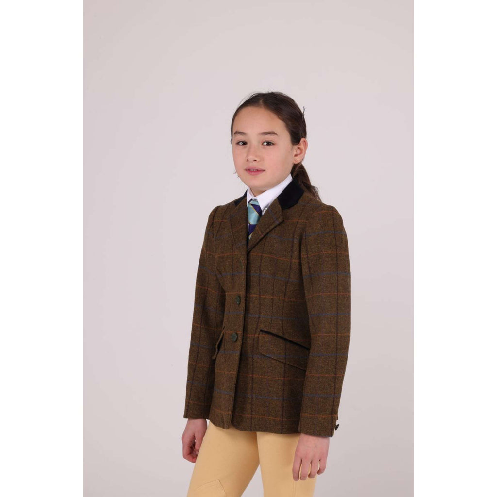 Aubrion by Shires Wedstrijdjasje Saratoga Kinderen Oak Brown Check