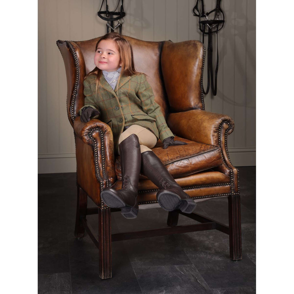 Aubrion by Shires Wedstrijdjasje Saratoga Kinderen Rood/Geel/Blauw Check