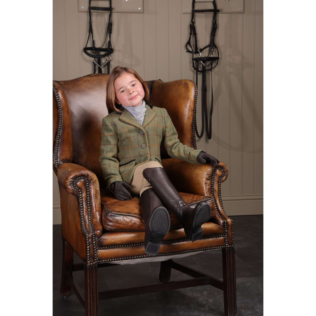 Aubrion by Shires Wedstrijdjasje Saratoga Kinderen Rood/Geel/Blauw Check