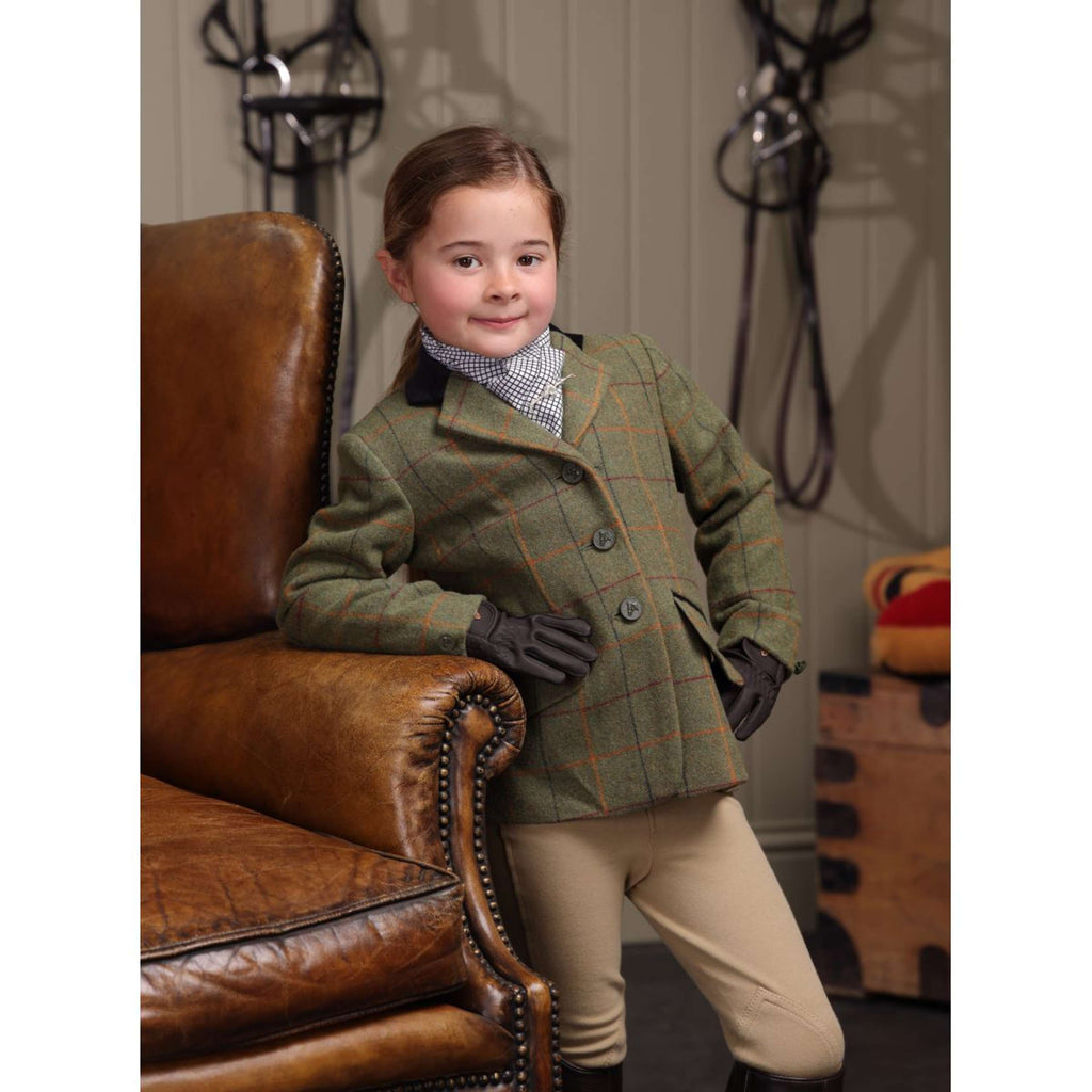 Aubrion by Shires Wedstrijdjasje Saratoga Kinderen Rood/Geel/Blauw Check