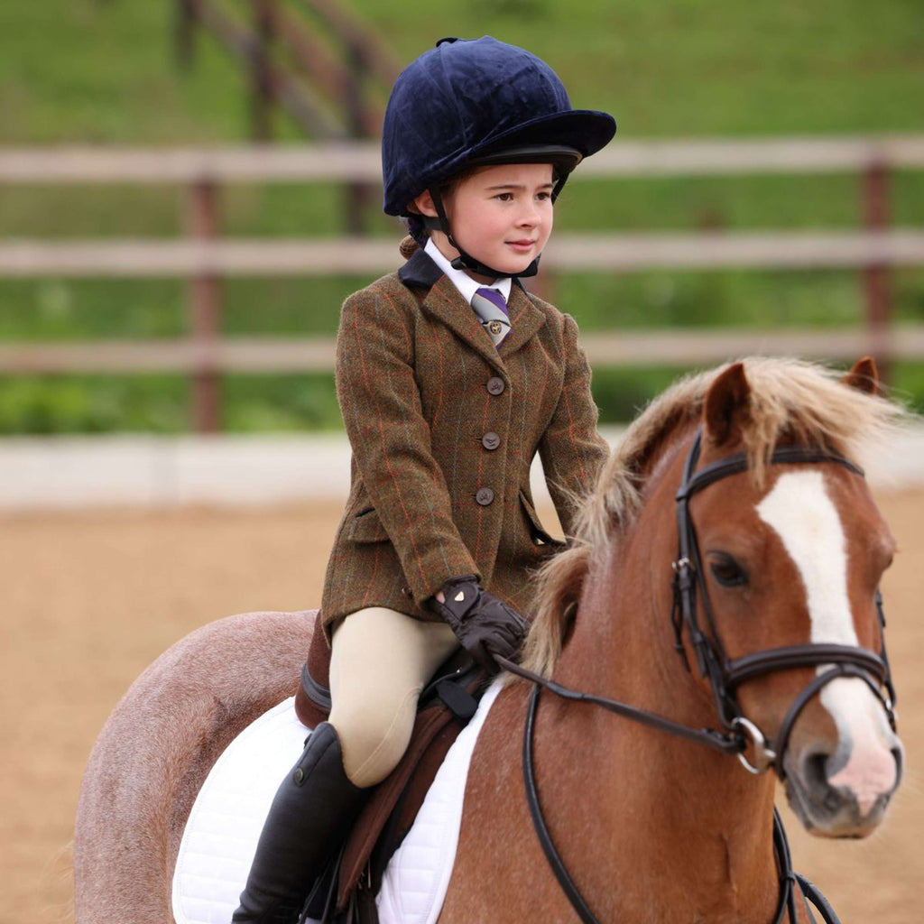 Aubrion by Shires Wedstrijdjasje Saratoga Kinderen Roest Check